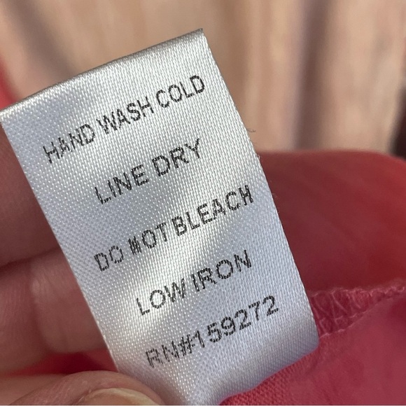 Gigio Plus women’s top size small Coral Floral lace cotton - Picture 9 of 10